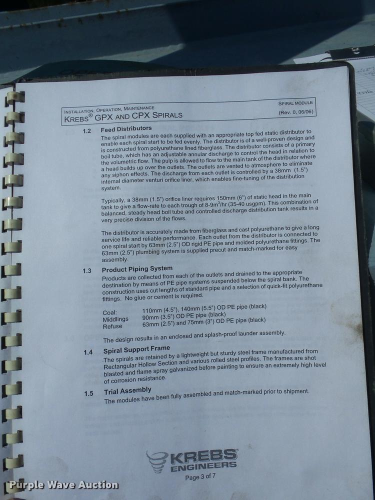 image for item AG9446 Krebs GPX3/4 coal spiral