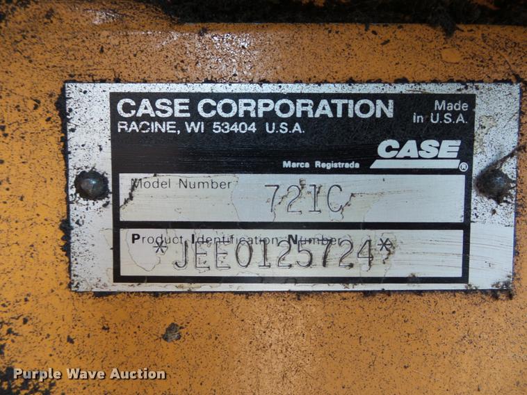 image for item BK9601 2001 Case 721C wheel loader