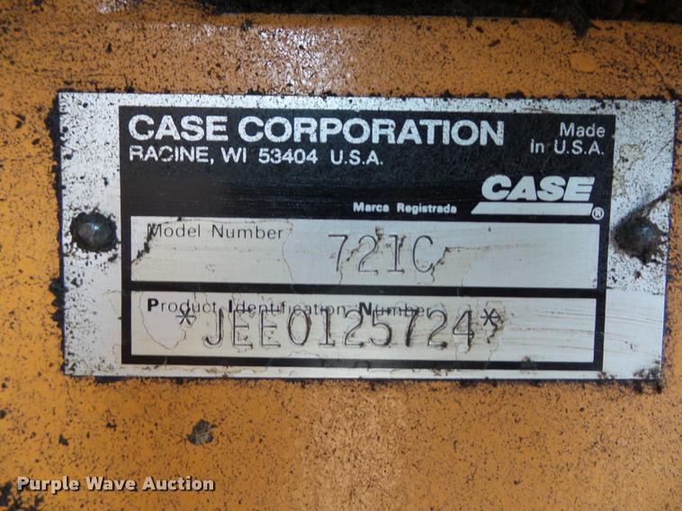 image for item BK9601 2001 Case 721C wheel loader