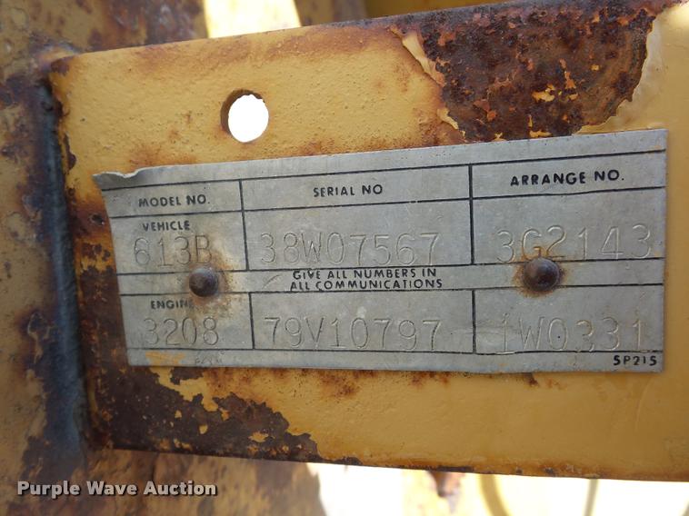 image for item BX9288 1983 Caterpillar 613B elevating scraper