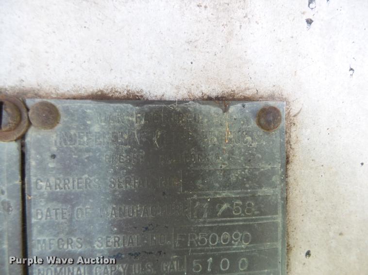 image for item DA2782 1958 Freuhauf CAUF-5-901 tank trailer