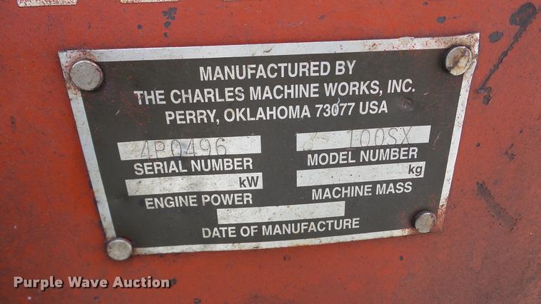 image for item DA8807 1996 Ditch Witch 100SX cable plow