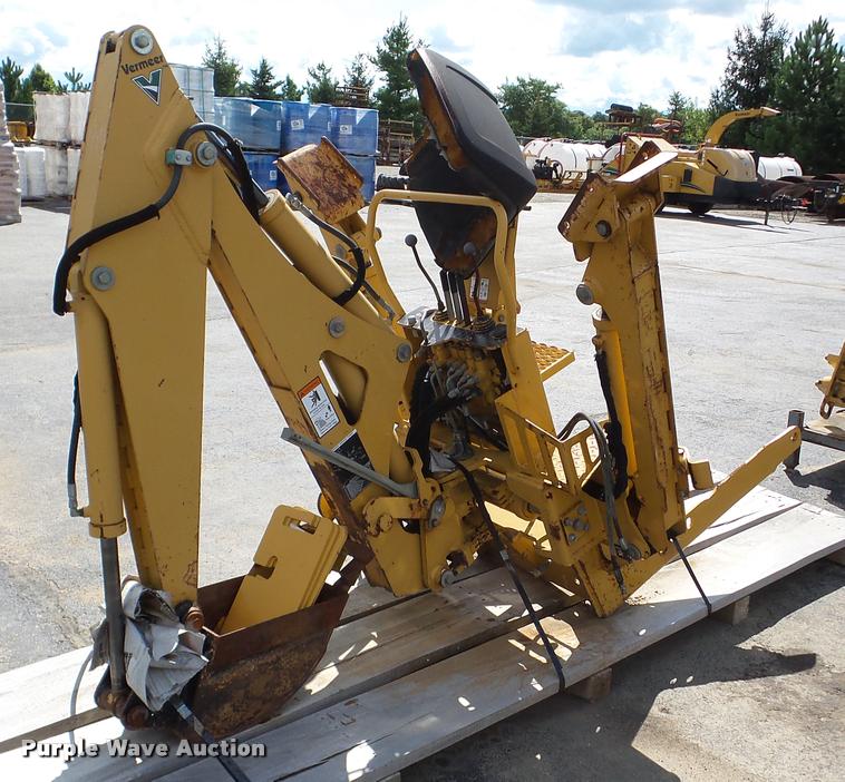 Vermeer B450 trencher backhoe attachment in Aurora, IL Item DA8821