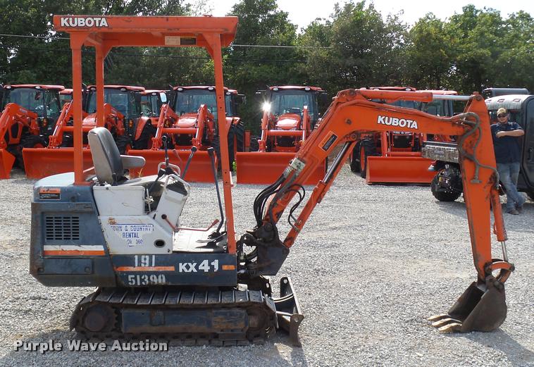 image for item DB4524 1994 Kubota KX41 compact excavator