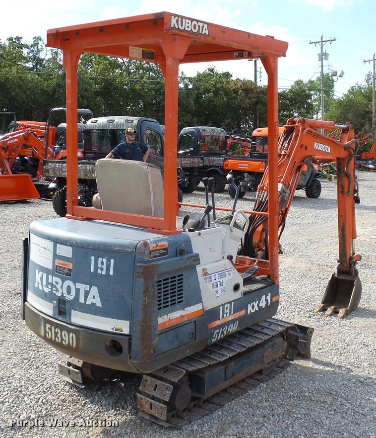 image for item DB4524 1994 Kubota KX41 compact excavator