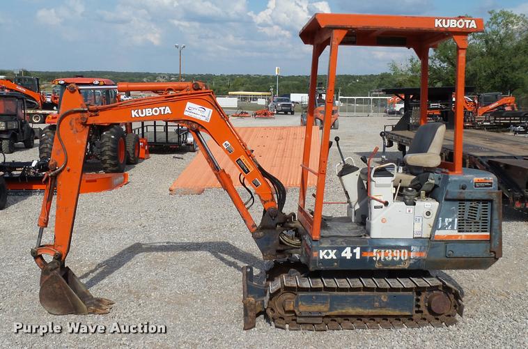 image for item DB4524 1994 Kubota KX41 compact excavator