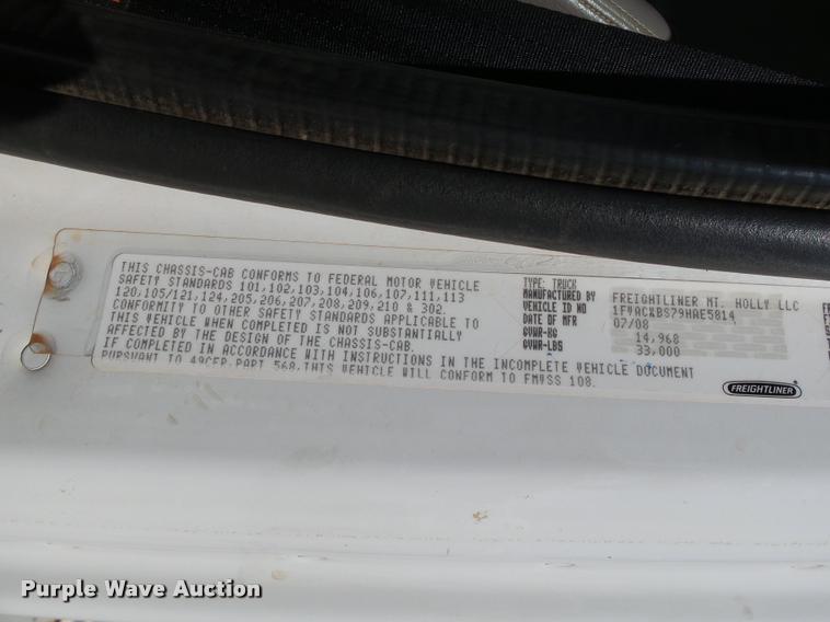 image for item DB4536 2009 Freightliner Business Class M2 bucket truck