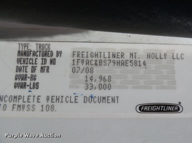 image for item DB4536 2009 Freightliner Business Class M2 bucket truck