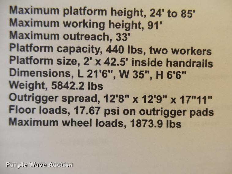 image for item J1636 1997 Denka DKN3MK28 boom lift