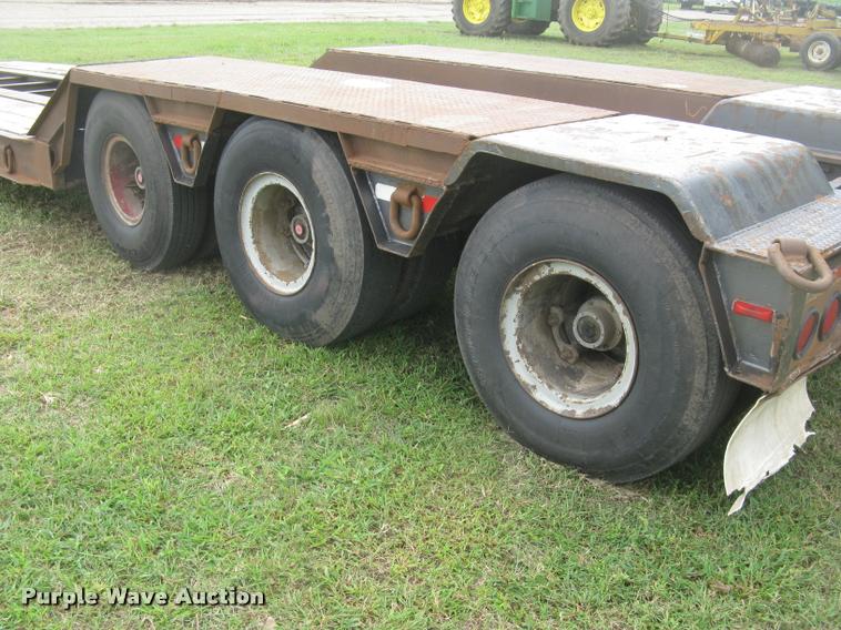 image for item J2751 Talbert RGN lowboy equipment trailer
