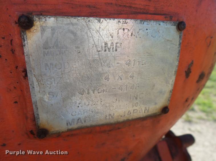 image for item J5475 Multiquip pump