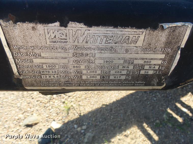 image for item J5475 Multiquip pump