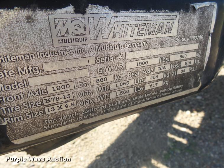 image for item J5475 Multiquip pump