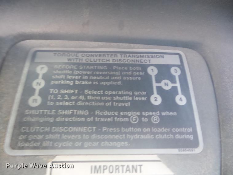 image for item J8737 2007 New Holland B110 backhoe