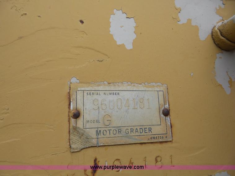 image for item J8749 1980 Caterpillar 14G motor grader