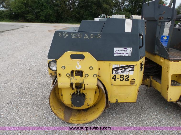 image for item K1176 1998 Bomag BW120AD-3 double drum roller