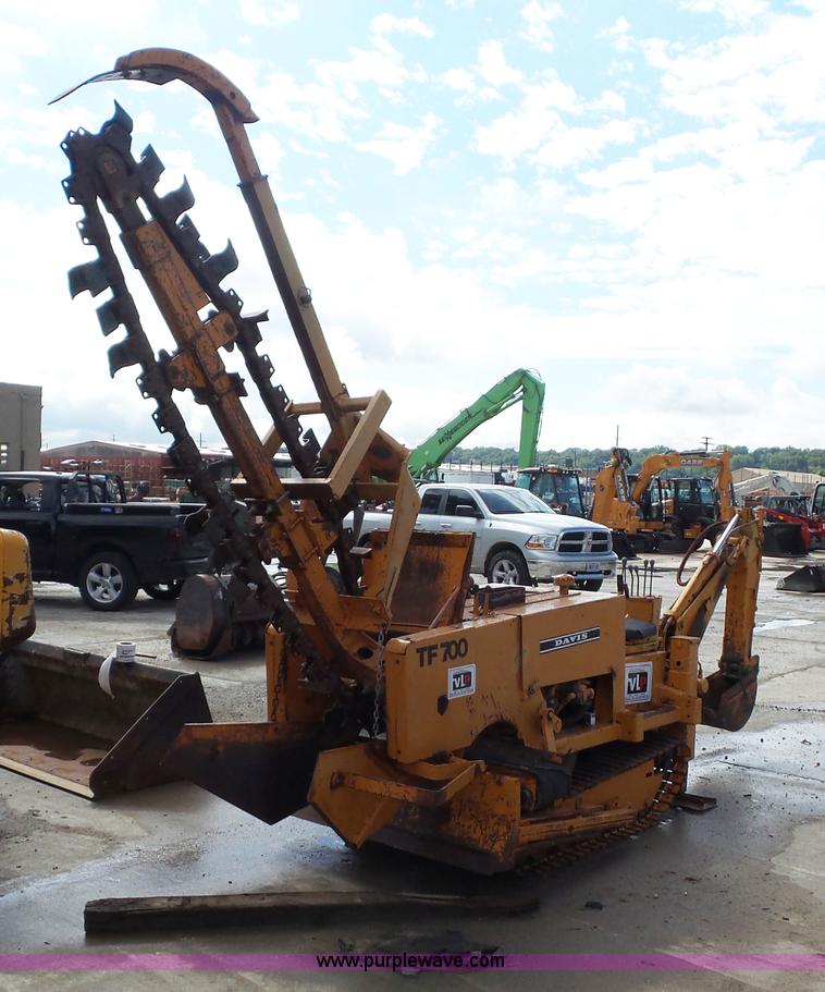 Case Davis TF700 trencher in Kansas City, MO Item K1606 sold Purple