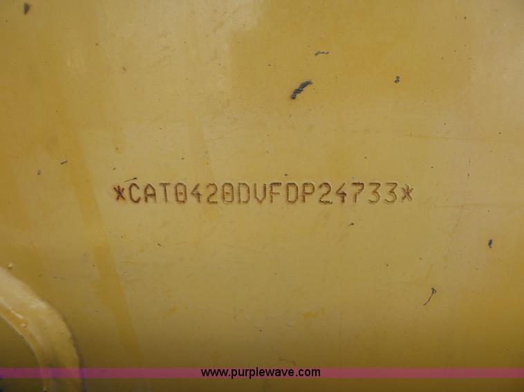 image for item K1607 2005 Caterpillar 420D backhoe