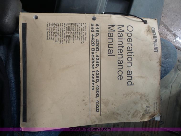 image for item K1607 2005 Caterpillar 420D backhoe