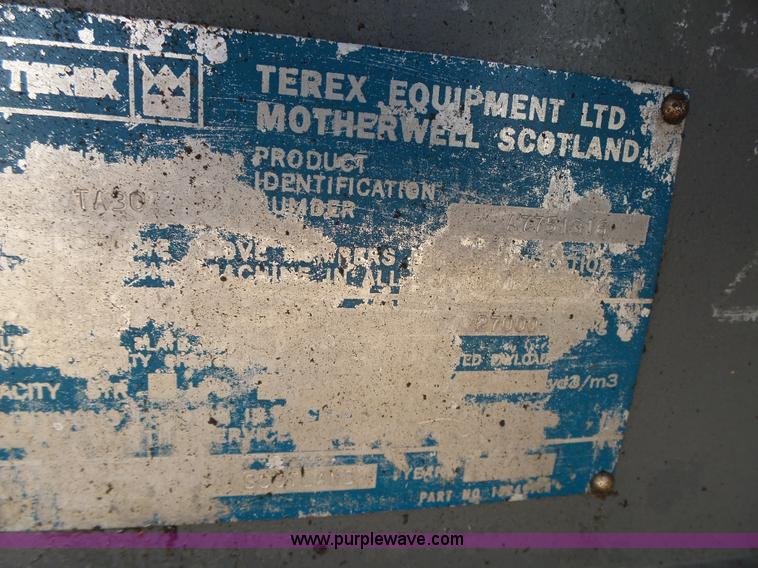 image for item K2145 2000 Terex TA30 haul truck