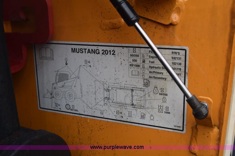 image for item K2777 2011 Mustang 2012 compact skid steer