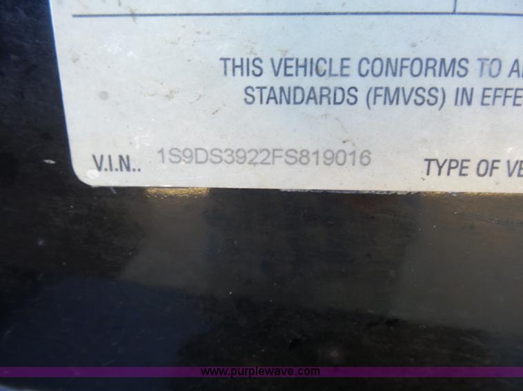 image for item K3151 2015 Side dump trailer