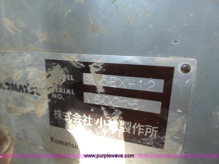 image for item K3157 1993 Komatsu D65EX-12 dozer