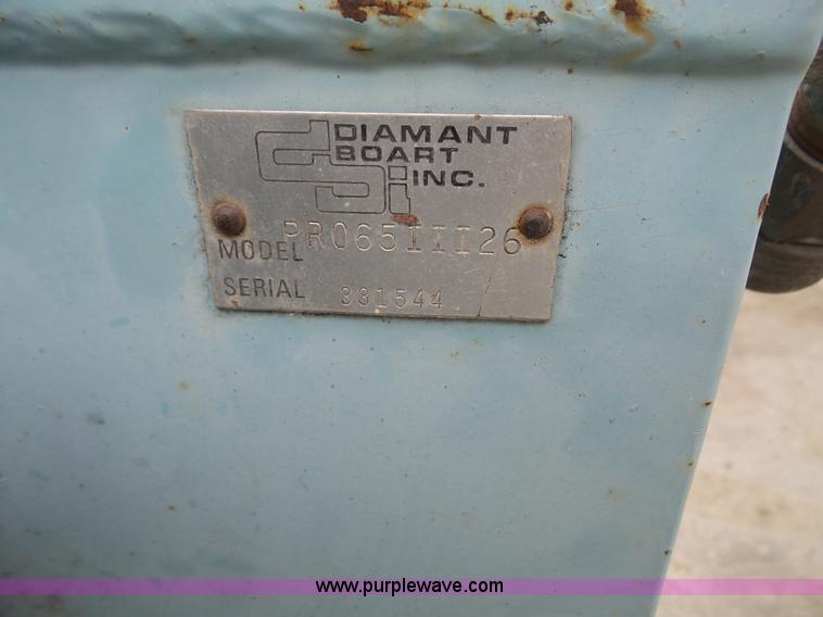 image for item K3550 Target Pro 65III concrete saw