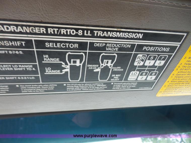 image for item K3558 1999 Sterling L9511 dump truck