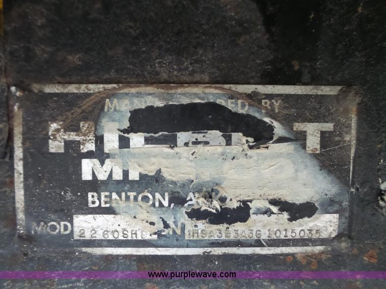 image for item K3565 1986 Hilbilt 2260SHD end dump trailer