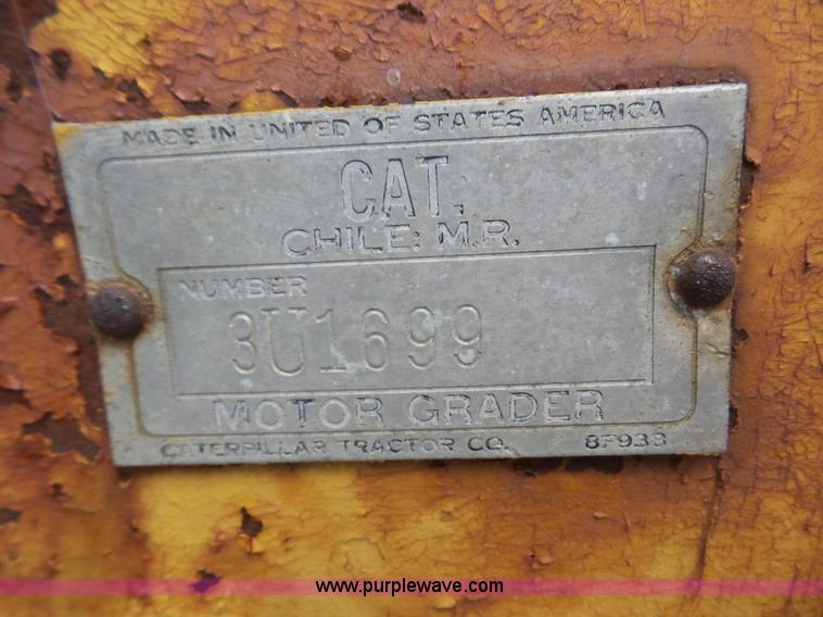 image for item K3582 1951 Caterpillar 112 rigid frame motor grader