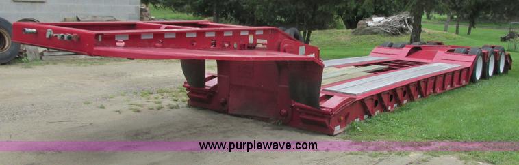 image for item K4183 1998 Load King lowboy equipment trailer