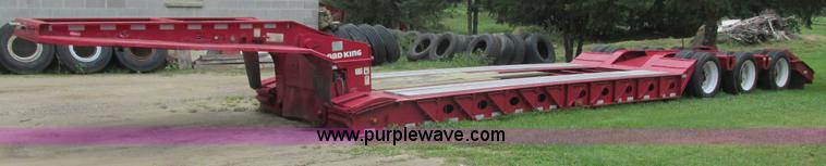 image for item K4183 1998 Load King lowboy equipment trailer