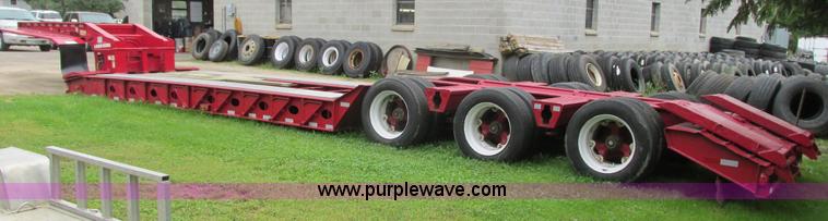 image for item K4183 1998 Load King lowboy equipment trailer
