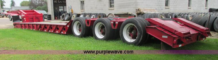 image for item K4183 1998 Load King lowboy equipment trailer