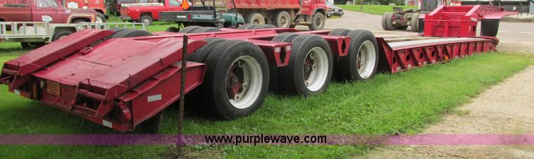 image for item K4183 1998 Load King lowboy equipment trailer