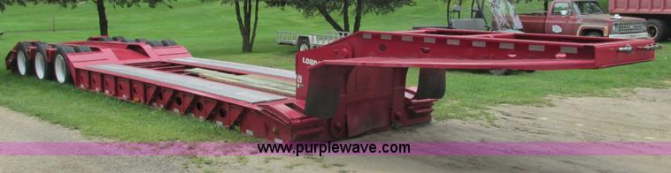 image for item K4183 1998 Load King lowboy equipment trailer