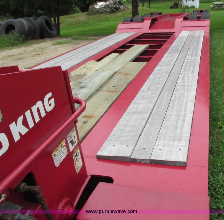 image for item K4183 1998 Load King lowboy equipment trailer