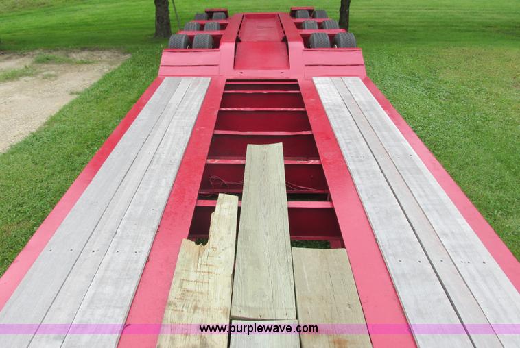 image for item K4183 1998 Load King lowboy equipment trailer