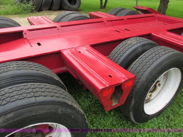 image for item K4183 1998 Load King lowboy equipment trailer