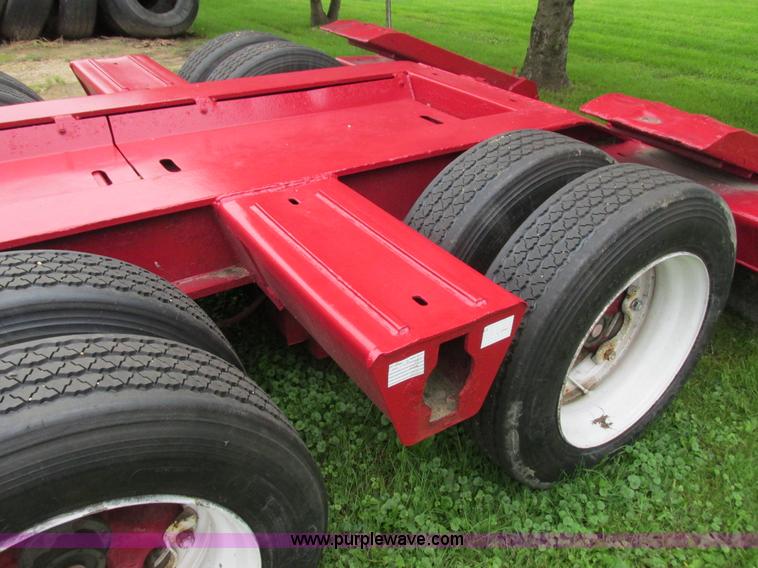 image for item K4183 1998 Load King lowboy equipment trailer