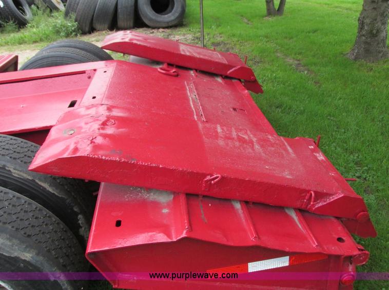 image for item K4183 1998 Load King lowboy equipment trailer