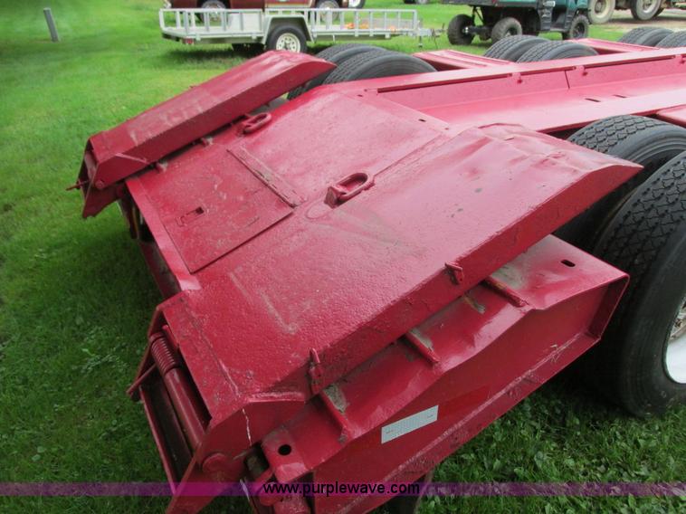 image for item K4183 1998 Load King lowboy equipment trailer