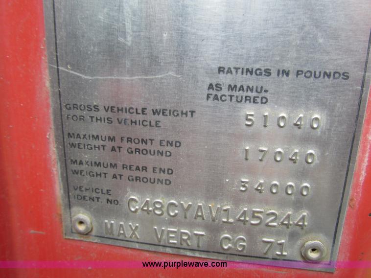 image for item K4185 1980 Chevrolet Bruin dump truck