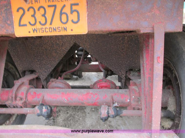 image for item K4189 1972 Schein end dump trailer