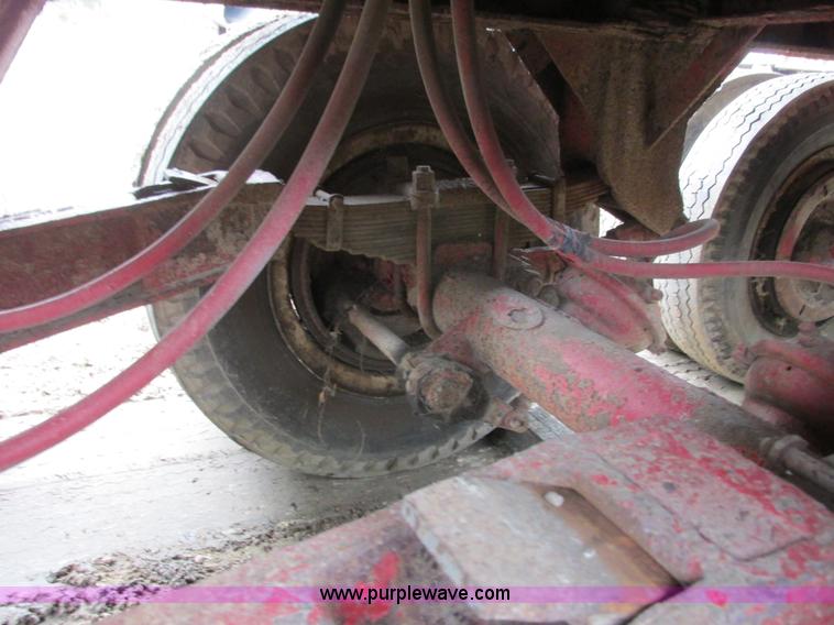 image for item K4189 1972 Schein end dump trailer