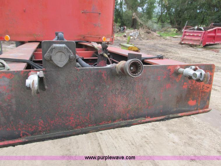 image for item K4189 1972 Schein end dump trailer