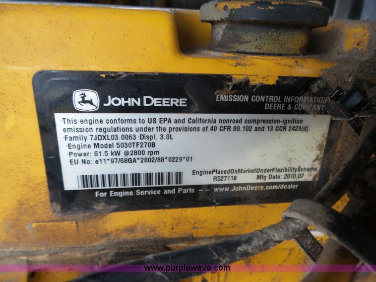 image for item K8474 2010 Sullair 225HDPQJD2 air compressor