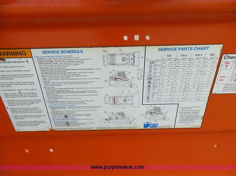 image for item L1585 2001 Bobcat 864T skid steer
