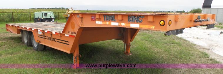 image for item L3999 1997 Trail King TK60HT-322 drop deck equipment trailer